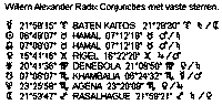 Vaste Sterren